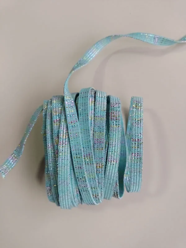 2 METROS DE ELÁSTICO LUREX - GLITTER
