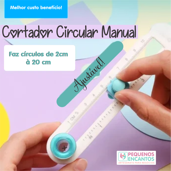 Cortador Circular KW trio - cortes de 2cm à 20cm