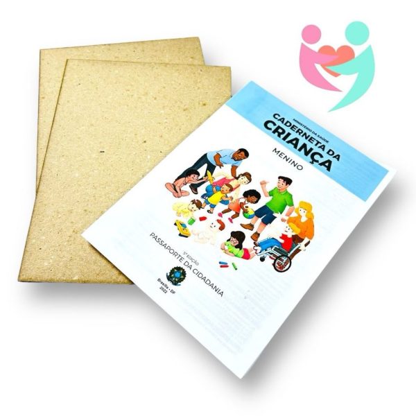 5 Miolos de caderneta de vacinação + 10 capas A5