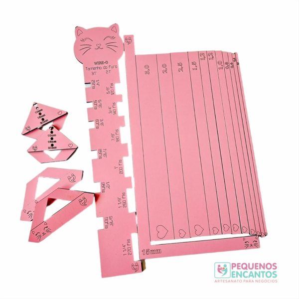 Porta Gabaritos Completo Gatinho