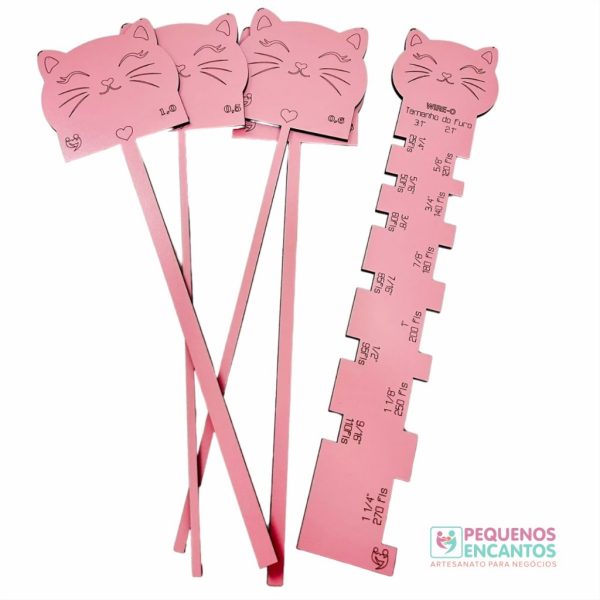 Porta Gabaritos Completo Gatinho