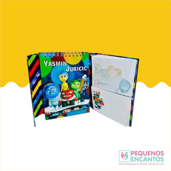 2 kits de capas para confecção de bloco duplo + 2 miolos A5 + 4 miolos A6