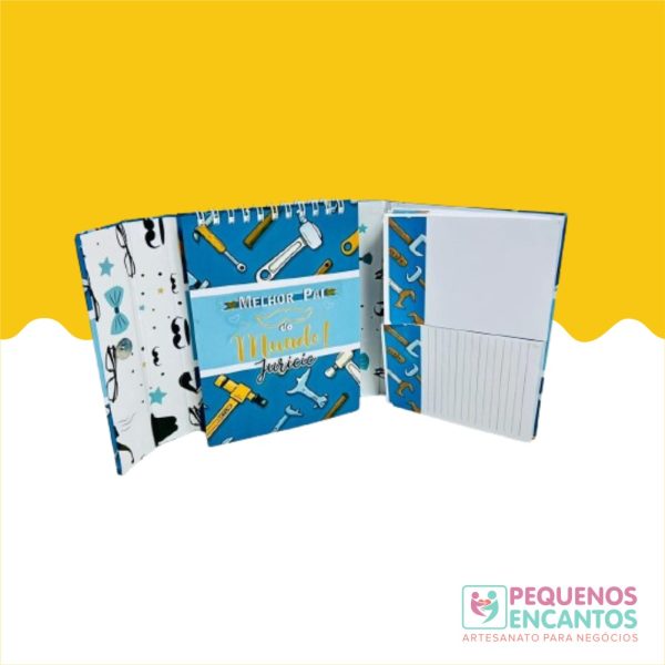2 kits de capas para confecção de bloco duplo + 2 miolos A5 + 4 miolos A6