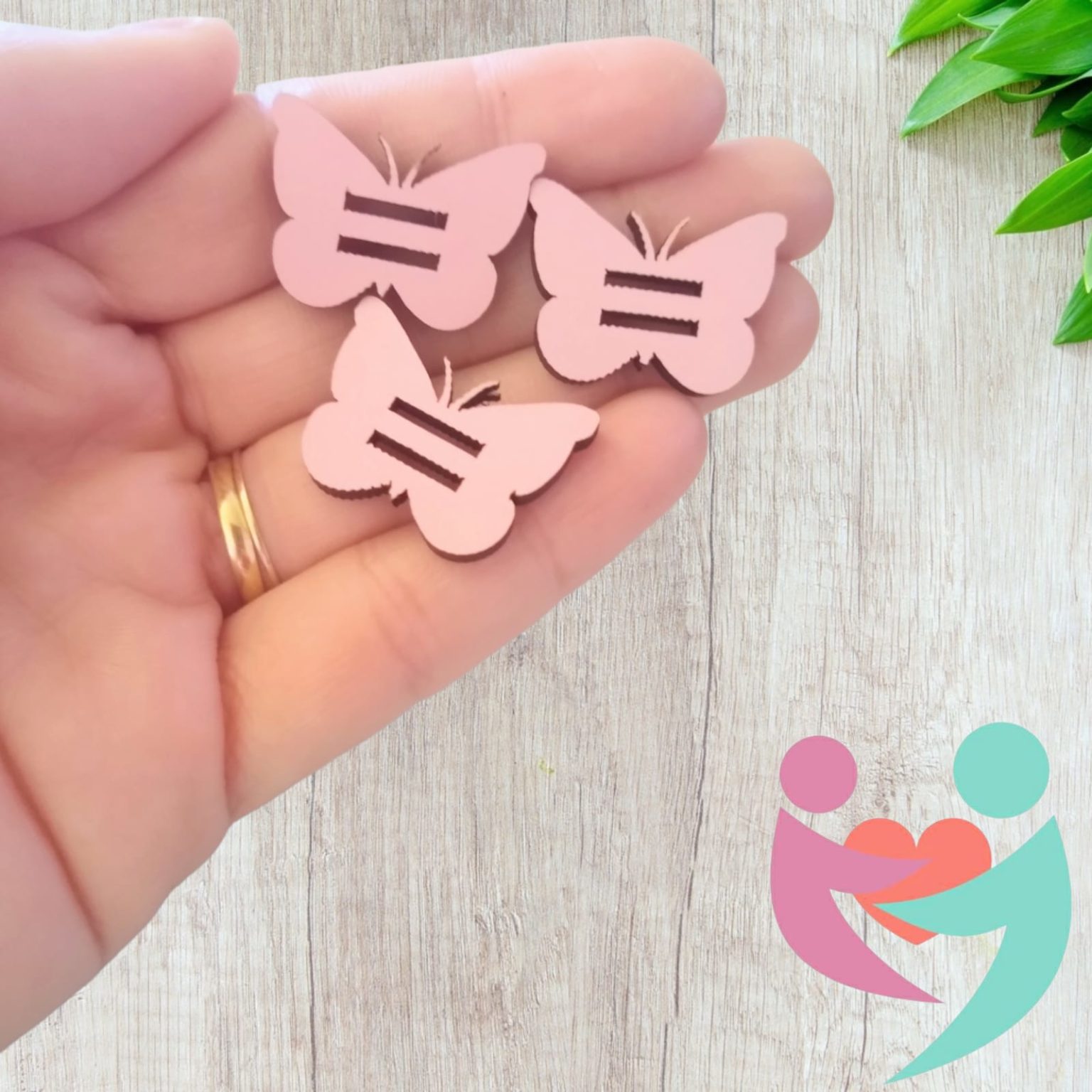 Pacote com 10unid. de Passantes – MDF – PeqShop
