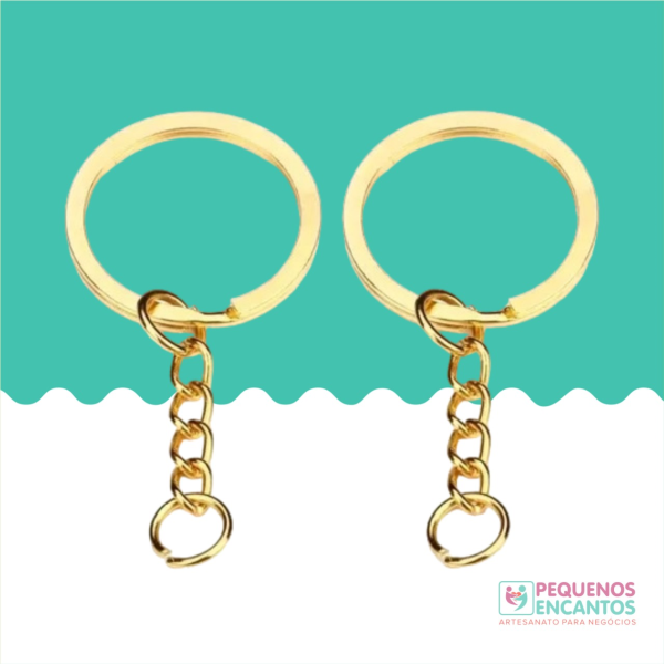 Kit com 10 correntes Para Chaveiros