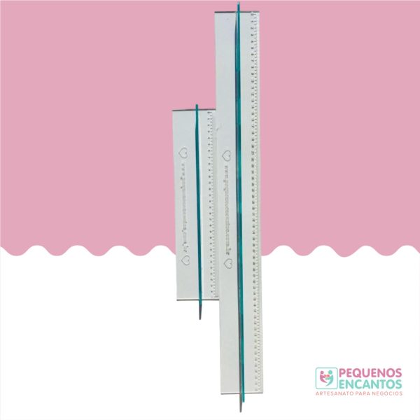 Régua 60 cm + Régua 30 cm