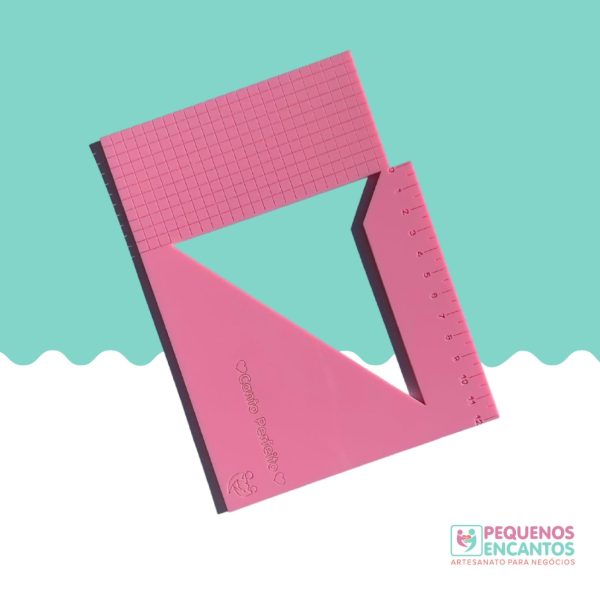 10 Kits - Gabarito de Canto Perfeito – Acrílico 3mm
