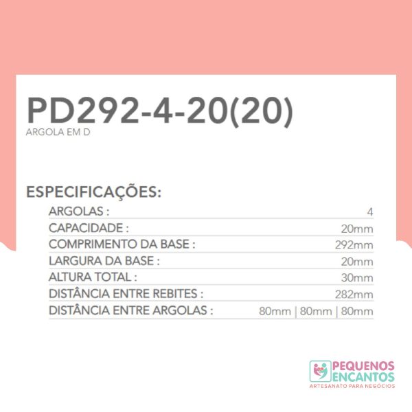 3 Garras Para Fichário A4