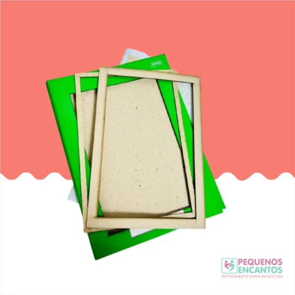 Caderno com Moldura shaker