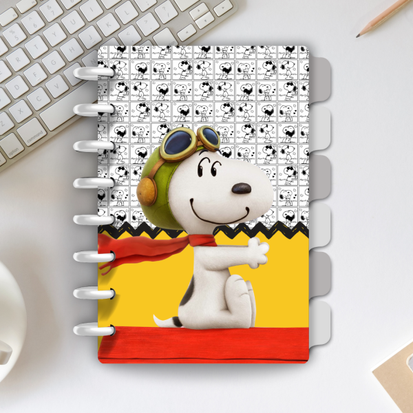 CADERNO DE DISCO SNOOPY