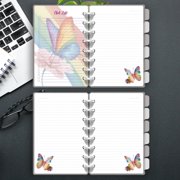 Caderno de Disco Borboletas