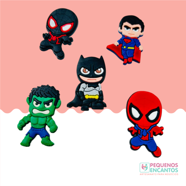 Pingente com adaptador para relógio personagens