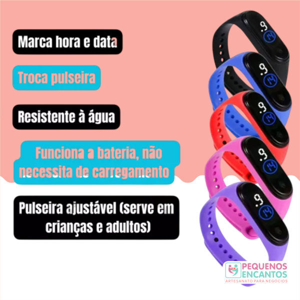 3 Relógios digitais