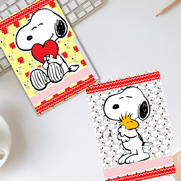CADERNO DE DISCO SNOOPY