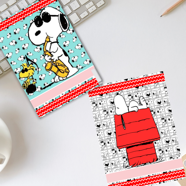 CADERNO DE DISCO SNOOPY