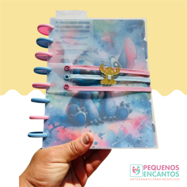 Caderno de disco Stitch