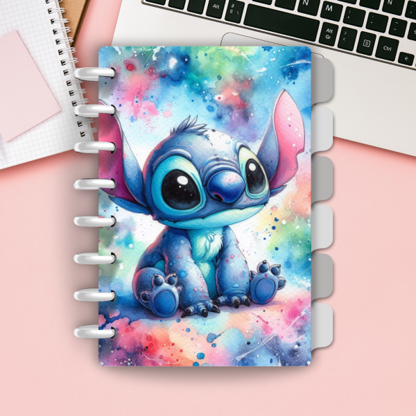 Caderno de disco Stitch
