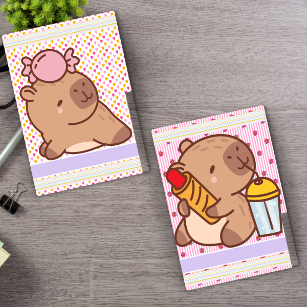 Caderno de disco Capivara