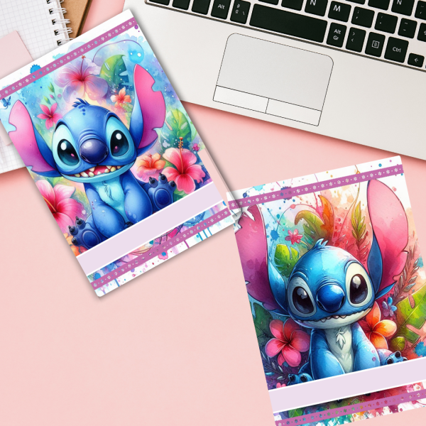 Caderno de disco Stitch