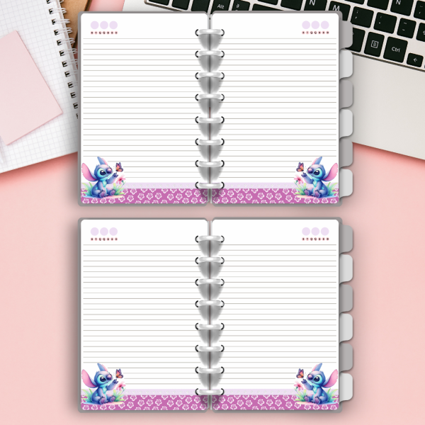 Caderno de disco Stitch
