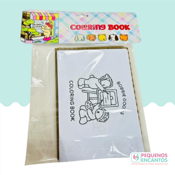 5 kits faça você mesma - Revistinha de colorir