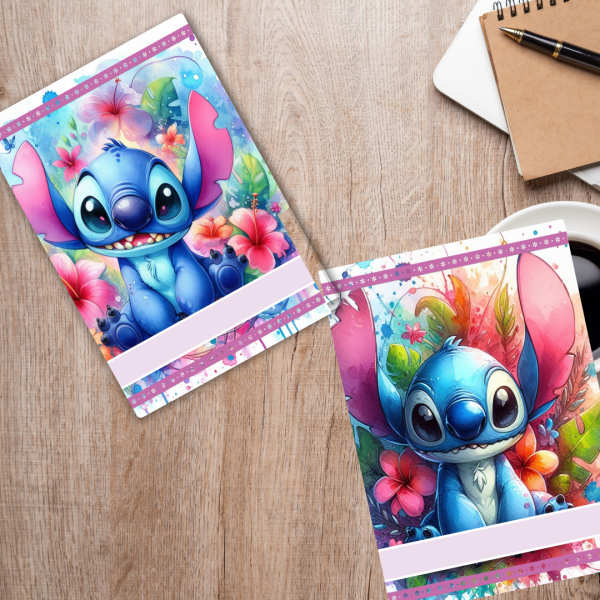Caderno de disco Stitch