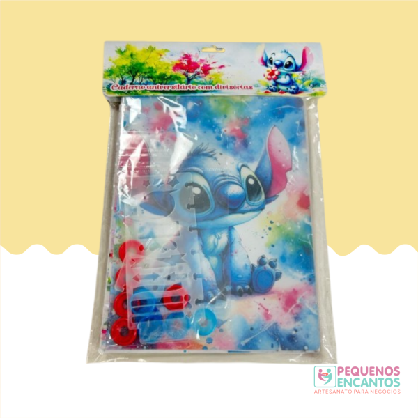 Caderno de disco Stitch