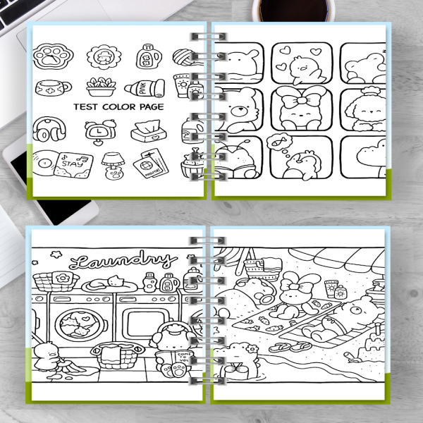 Miolo livro de colorir