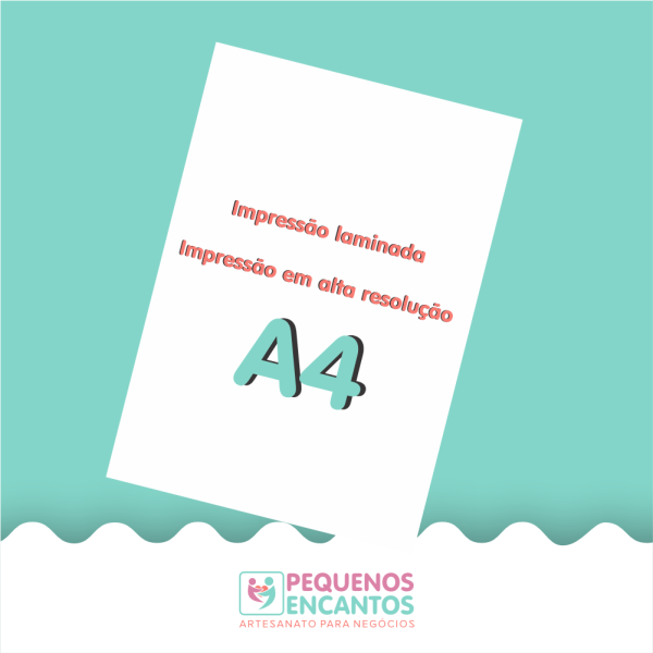 Impressão laminada