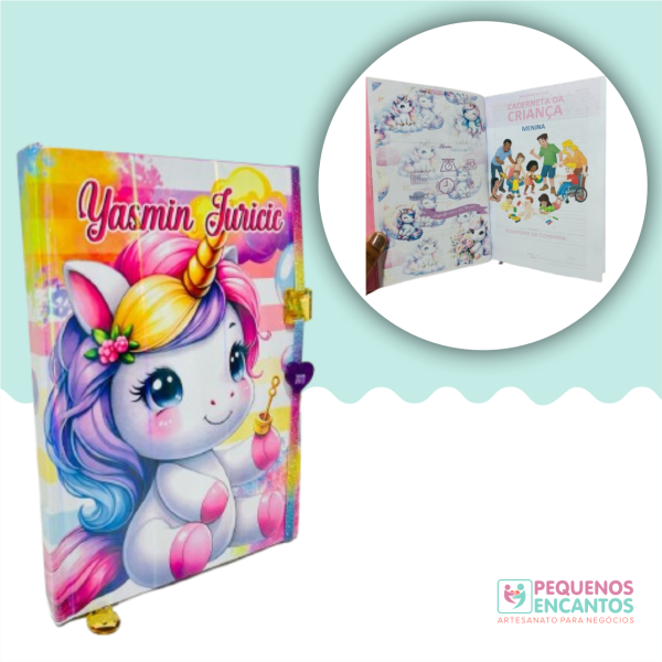 5 Kits caderneta de vacinação brochura