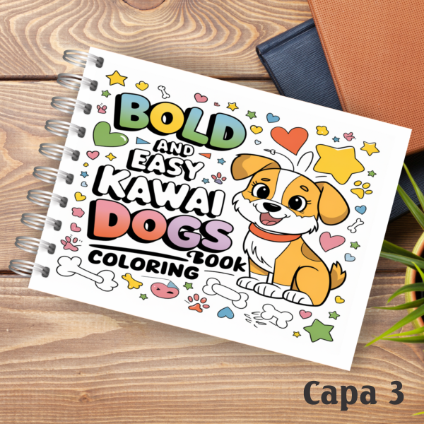 Livro de Colorir Cute Dog