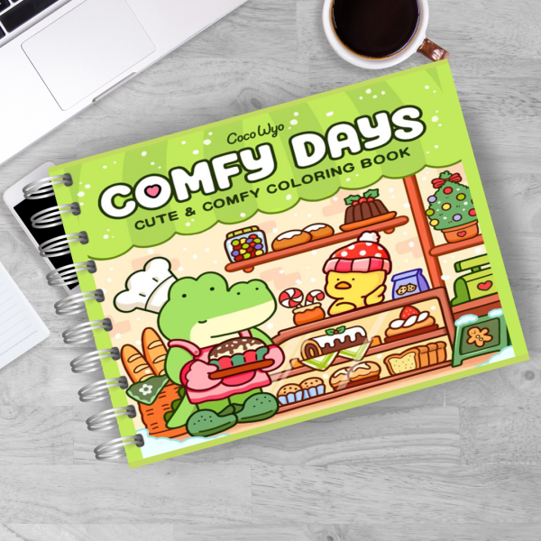 Livro de Colorir Comfy Days