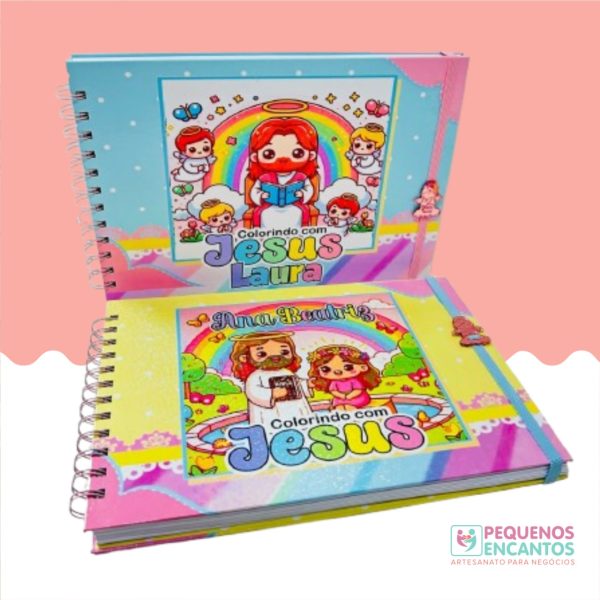 Livro de colorir Cristão Menina