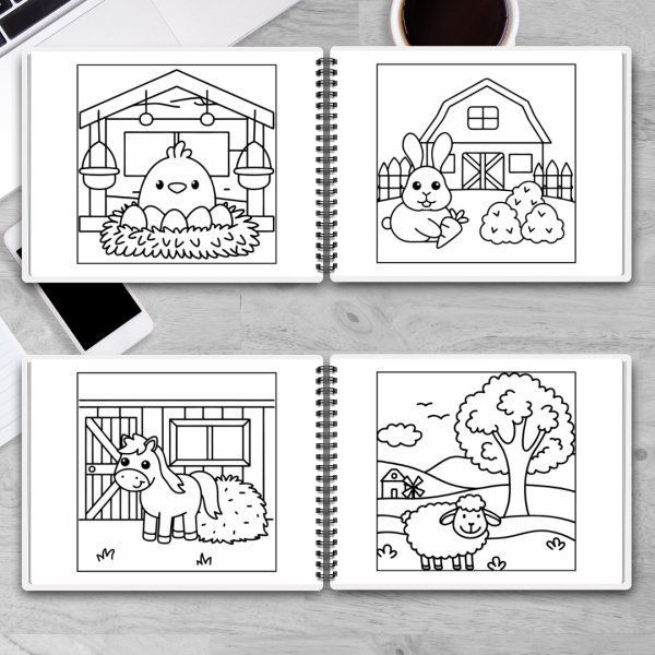 Livro de Colorir Fazendinha
