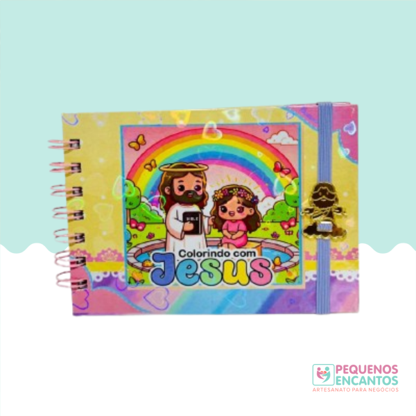 Livro de colorir Cristão Menina
