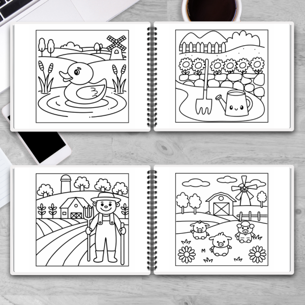 Livro de Colorir Fazendinha