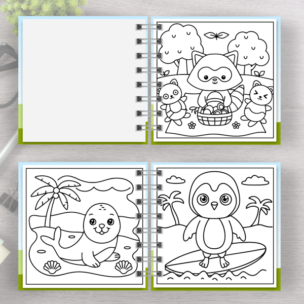 Livro de colorir Easy Summer