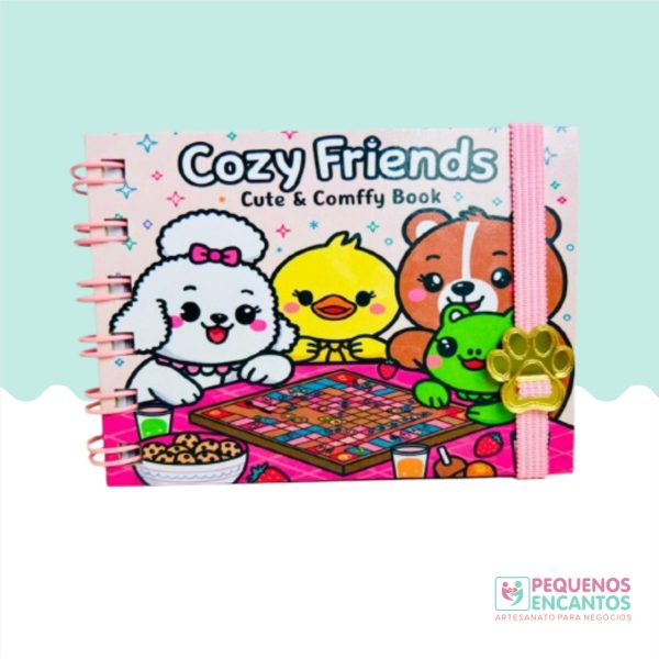 Livro de Colorir Cozy Friends