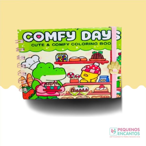 Livro de Colorir Comfy Days