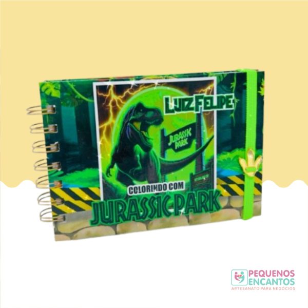 Livro de Colorir Jurassic Park