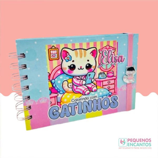 Livro de Colorir Gatinha