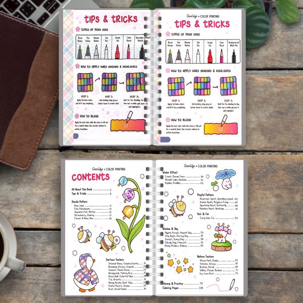 Livro de Colorir Draw Patnners - Texturas