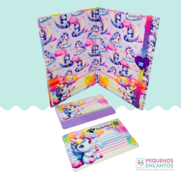 KIT FAÇA VC MESMA MINI PORTA DOCUMENTOS