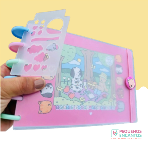 Livro de Colorir Bobbie Goods Dias Quentes  Com Disco