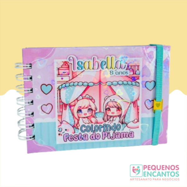 10 Mini livros A6 para lembrancinha de aniversário