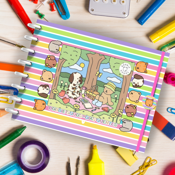 Livro de Colorir Bobbie Goods Dias Quentes  Com Disco
