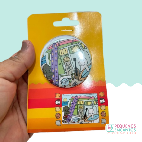 Sacolinha Acrílica Personalizada ( KIT COLORIR)