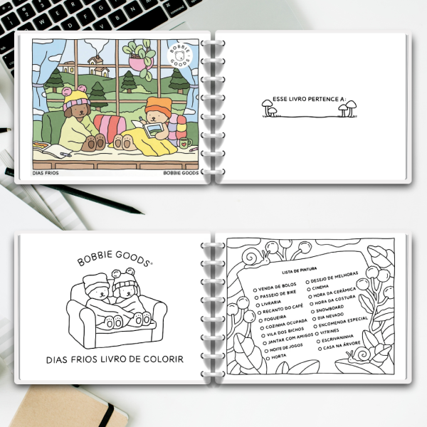 LIVRO DE COLORIR BOBBIE GOODS DIAS FRIOS DISCO