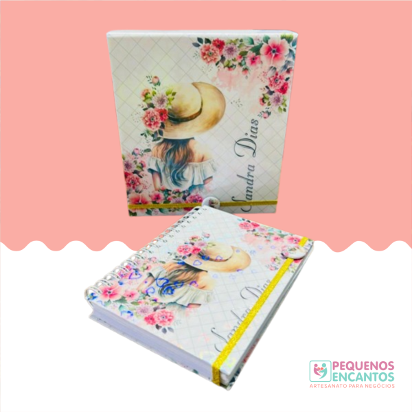 Agenda Com Caixa Feminina