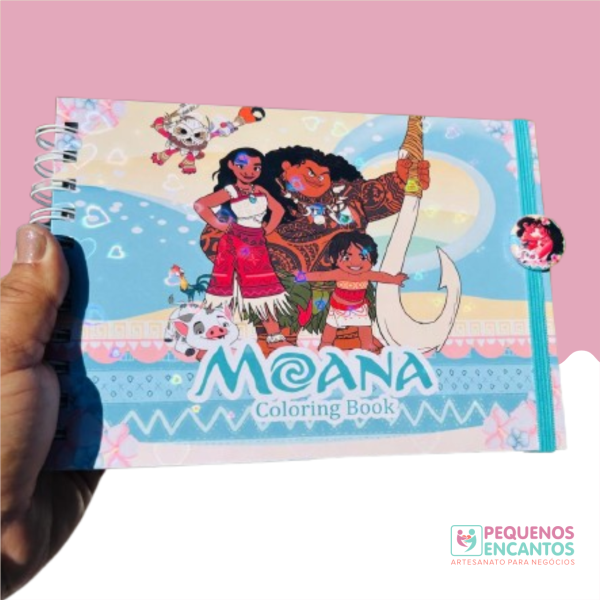 Livro de colorir Moana